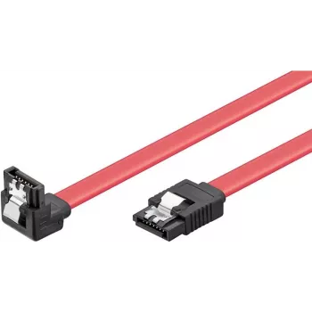 Wentronic 93116 καλώδιο SATA III 0,5m κόκκινο, 6Gbps με κλιπ ασφάλισης