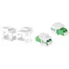 LogiLink NK0092 βάσεις Keystone για υποδοχές LC-Duplex / SC-Simplex χωρίς φλάντζα, 100 τεμ.