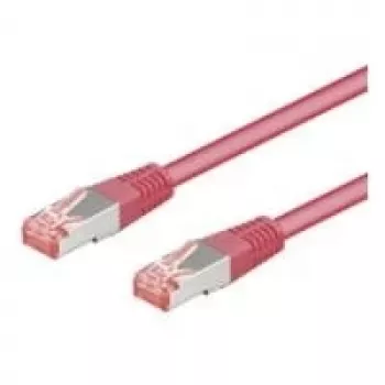 Wentronic Goobay CAT 6 S/FTP καλώδιο patch, ματζέντα, 30 m, LSZH, χαλκός 93440
