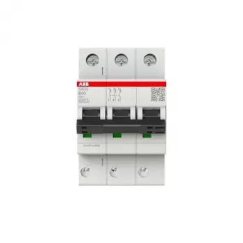 ABB SX203-B40 3-πολικός διακόπτης προστασίας γραμμής, τύπος B, 40 A, 400 V AC, 6 kA