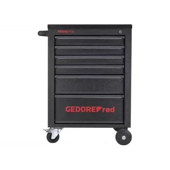 Gedore RED MECHANIC καρότσι συνεργείου, 6 συρτάρια, μαύρο (3300012)