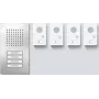 Siedle SET CLAB 850-4 E/W Σετ ήχου Classic Ανοξείδωτο ατσάλι/Λευκό (210010048-00)