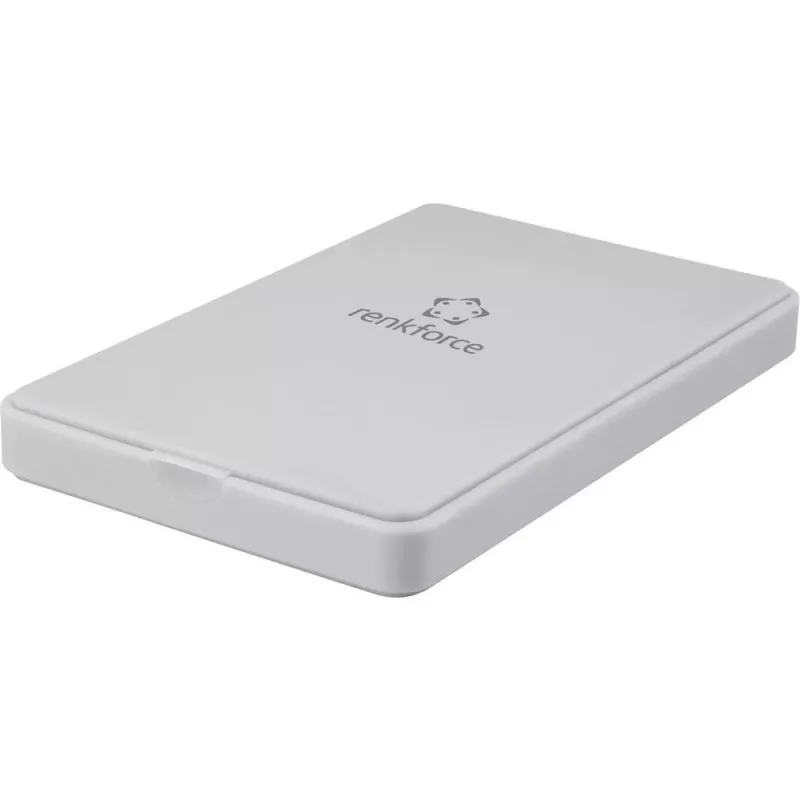 Renkforce RF-4505644 Θήκη HDD/SSD SATA 2,5 inch , USB 3.0, Λευκή