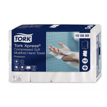 TORK 100889 Xpress Multifold Χαρτοπετσέτες Λευκές (12 συσκευασίες)