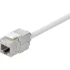 Renkforce RF-4531196 RJ45 θηλυκό βύσμα Cat.6a θωρακισμένο ασημί