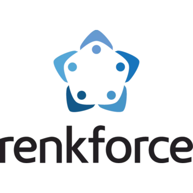 Renkforce RF-4541184 19 inch 1U patch panel BNC για ράφι, 16 θύρες, μαύρο