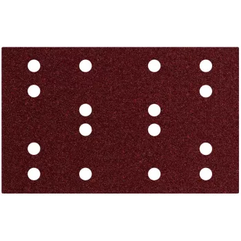 Metabo γυαλόχαρτα Velcro 80 x 133 mm, κόκκος P120, αναρρόφηση 16 οπών, συσκευασία 50 τεμ. (SRA) 635194000