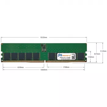 PHS-memory 48GB DDR5 5600MHz ECC UDIMM μνήμη για HP Z2 G1i SFF SP582804