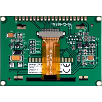 JOY-IT COM-OLED2.42 μονάδα οθόνης OLED 2,42 ιντσών 128x64, λευκή, SPI/I2C, SSD1309