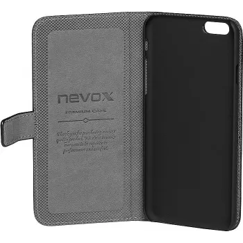 Nevox ORDO Flip-θήκη για Sony Xperia Z5 - PU δέρμα, μαύρο