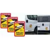 IWH Angles Morts 097612 μαγνητική πινακίδα προειδοποίησης τυφλού σημείου 250 x 170 mm