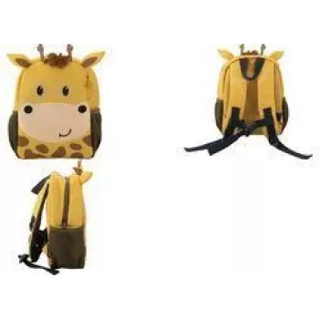Faber-Castell Eberhard Faber Mini Kids Giraffe Παιδικό Σακίδιο Νηπιαγωγείου, Πολυεστέρας, 180 g, Κίτρινο/Καφέ 577604