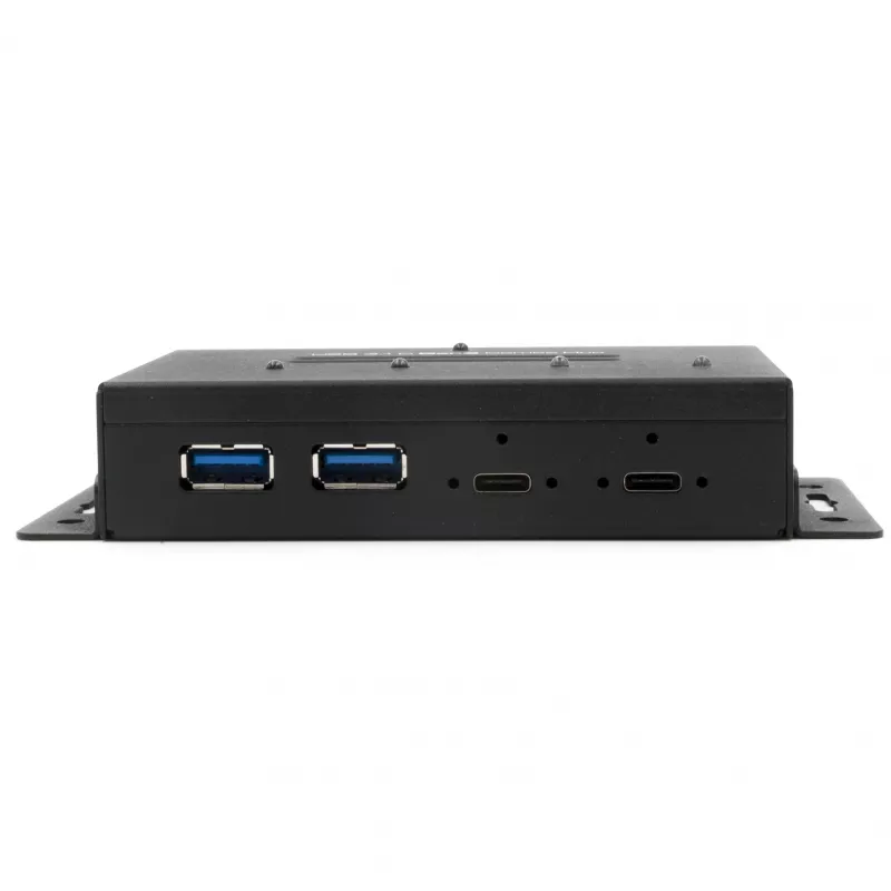 EXSYS EX-1240HMVS Βιομηχανικό Hub 4 Θυρών USB 3.2 Gen 2, Τοποθέτηση σε Ράγα DIN, Μέταλλο