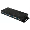 EXSYS EX-1334HMV-2 Προσαρμογέας 4 Θυρών USB 2.0 σε Σειριακή RS-232 με Μεταλλικό Κουτί