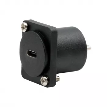 EXSYS EX-49167 Προσαρμογέας ενσωμάτωσης D-Typ USB-C υποδοχή θηλυκή σε βύσμα αρσενικό, USB 3.2 Gen 2, 10Gbps
