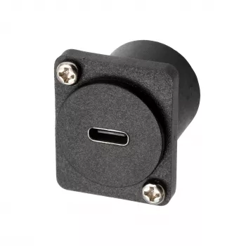 EXSYS EX-49167 Προσαρμογέας ενσωμάτωσης D-Typ USB-C υποδοχή θηλυκή σε βύσμα αρσενικό, USB 3.2 Gen 2, 10Gbps