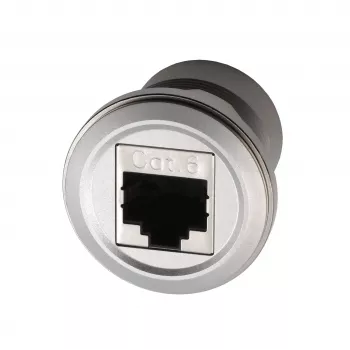 EXSYS EX-49196 μεταλλικός προσαρμογέας ενσωμάτωσης RJ45, υποδοχή σε υποδοχή