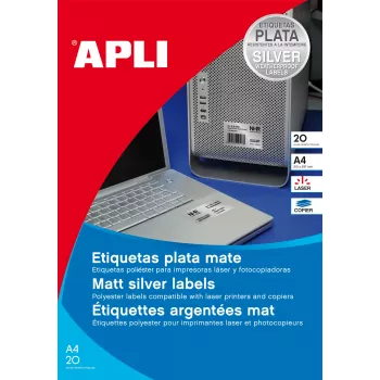 AGIPA ανθεκτικές στις καιρικές συνθήκες ετικέτες από φύλλο πολυεστέρα 105 x 148 mm λευκές (1 φύλλο) 1227