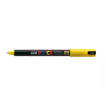 POSCA PC-1MR μαρκαδόρος λάκας κίτρινος 0,7 mm εξαιρετικά λεπτή στρογγυλή μύτη μελάνι πιγμέντου με βάση το νερό αδιάβροχο άοσμο 1 τεμ. PC1MR J