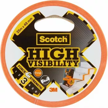 3M Scotch ταινία υψηλής ορατότητας πορτοκαλί 48 mm x 25 m, 6 ρολά 7100205301