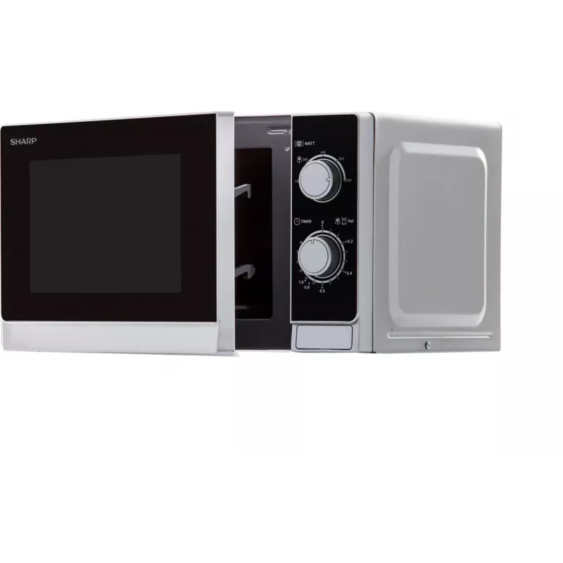 Sharp R200INW φούρνος μικροκυμάτων Solo 20L 800W μαύρο/ασημί