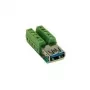 EXSYS EX-49060 Προσαρμογέας 10-pin USB 3.0 υποδοχή θηλυκή σε Terminal Block