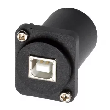 EXSYS EX-49157 Προσαρμογέας ενσωμάτωσης D-Typ USB 2.0, USB-B υποδοχή θηλυκή σε USB-A υποδοχή θηλυκή