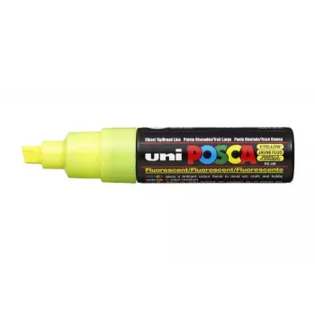 POSCA PC-8K J Fluo Neon Κίτρινο Μαρκαδόρος πιγμέντου με μυτερή μύτη, πάχος γραμμής 8,0 mm, 1 τεμ.