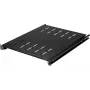 Renkforce RF-7112942 Ράφι 19 ιντσών για rack 1U συρόμενο Μαύρο
