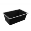 Bradas KTKP60 PVC λεκάνη κονιάματος 60L μαύρη με προφίλ στα χείλη