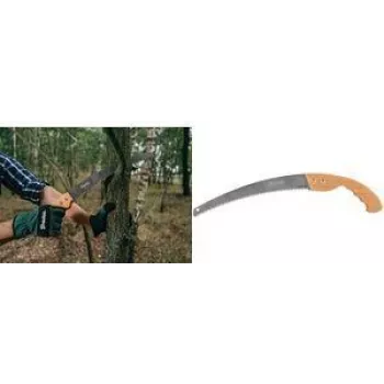 Bradas V-SERIES Πριόνι κήπου με λεπίδα χάλυβα SK5 300 mm σκληρυμένη και ξύλινη λαβή KT-V1401/1