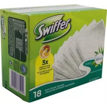 Swiffer Πανάκια στεγνού καθαρίσματος Ανταλλακτικό πακέτο 18 τεμ. με άρωμα Febreze