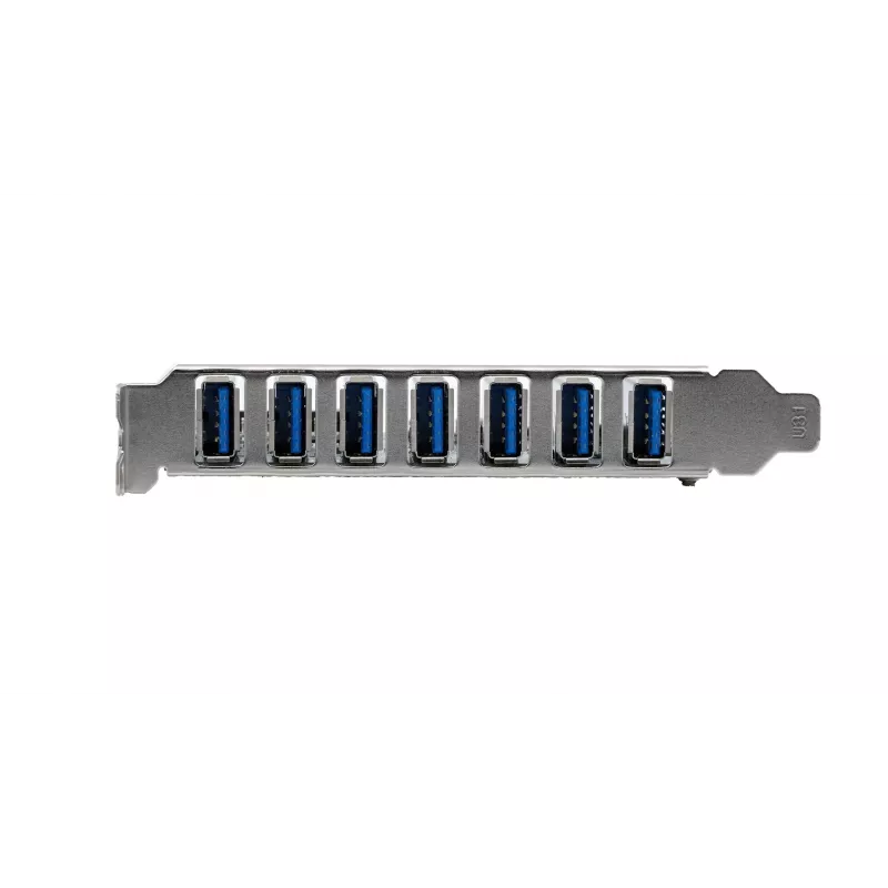 EXSYS κάρτα PCIe USB 3.2 Gen 1 με 7 θύρες (chipset VIA) EX-11088-2