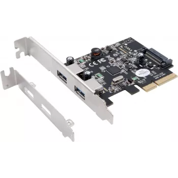 EXSYS EX-12001-2 προσαρμογέας PCIe x2 Low-Profile USB 3.2 Gen 2x2