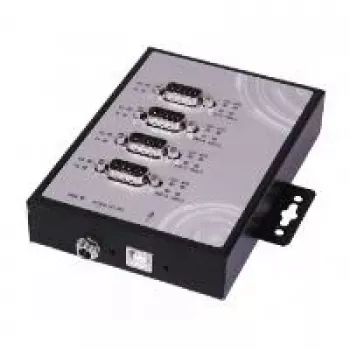 EXSYS EX-1344HMV βιομηχανικό hub USB 2.0 4 θυρών, μεταλλικό, τοποθέτηση σε ράγα DIN/τοίχο, 7-24V DC, προστασία ESD & υπέρτασης