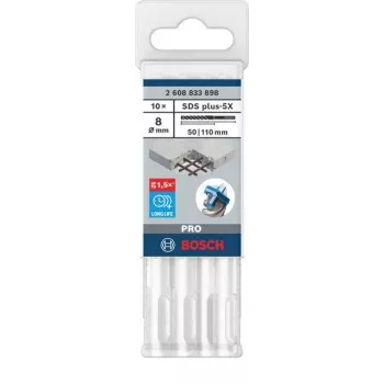 BOSCH PRO SDS Plus-5X τρυπάνι σφυριού 8x50x110 mm 2608833898