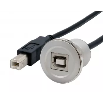 EXSYS EX-49182 καλώδιο προσαρμογέα ενσωμάτωσης USB 2.0, υποδοχή USB B θηλυκή σε βύσμα USB B αρσενικό, 30 cm, μεταλλικό κουτί