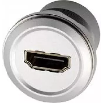 EXSYS EX-49190 προσαρμογέας ενσωμάτωσης μέταλλο, υποδοχή HDMI θηλυκή σε υποδοχή θηλυκή