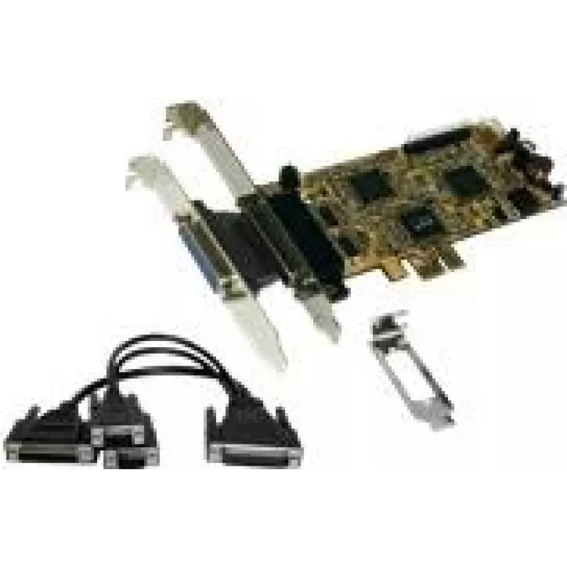 EXSYS EX-44344 κάρτα PCI-Express Multi-I/O 2S/2P με καλώδιο Octopus, RS232 & IEEE1284