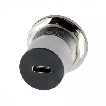 EXSYS EX-49195 προσαρμογέας ενσωμάτωσης υποδοχή USB-C θηλυκή σε υποδοχή USB-C θηλυκή, μέταλλο, USB 3.2 Gen 1