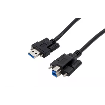 EXSYS EX-K1572V Καλώδιο USB 3.0, 2m, βύσμα Type-A σε βύσμα Type-B, μαύρο