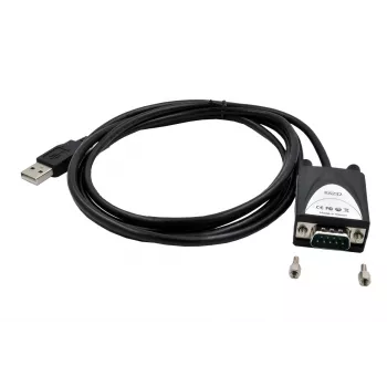 EXSYS EX-1311-2IS USB 2.0 σε RS-232 Σειριακός προσαρμογέας με chipset FTDI FT232RL, 921,6 Kbps, βύσμα DB9, καλώδιο 0,8 m