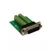 EXSYS EX-49010 Υποδοχή D-SUB 15-Pin σε Προσαρμογέα 16-Pin Σφιγκτήρα, Πράσινο/Ασημί