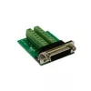 EXSYS EX-49015 Βύσμα D-SUB 15-Pin σε Προσαρμογέα 16-Pin Σφιγκτήρα, Πράσινο/Ασημί