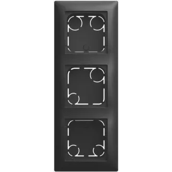 Busch-Jaeger Busch-balance SI Θήκη Επιτοίχιας Τοποθέτησης, 3 Θέσεων, Ψηλή, Λευκό Αλπικό 2TKA00005979