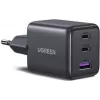 UGREEN 30W 3-Port GaN II γρήγορος φορτιστής USB-A & 2 x USB-C μαύρο (55536)