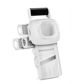 Metaltex Profi Multi-Grater μαντολίνο, 5 ένθετα, λευκό/μαύρο 194875084