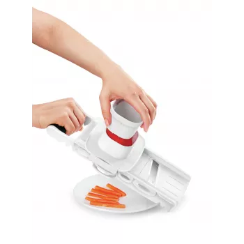 Metaltex Profi Multi-Grater μαντολίνο, 5 ένθετα, λευκό/μαύρο 194875084