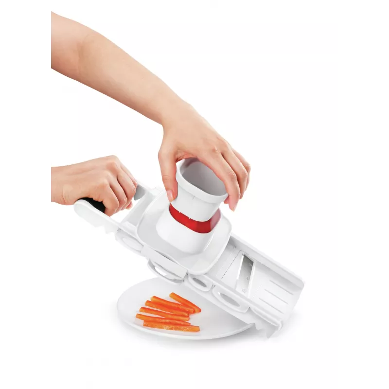 Metaltex Profi Multi-Grater μαντολίνο, 5 ένθετα, λευκό/μαύρο 194875084