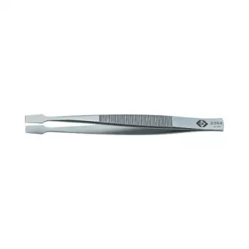 C.K Tools T2364 Βιομηχανική τσιμπίδα 120 mm ανοξείδωτου χάλυβα λεπτή μύτη ίσια αντιμαγνητική ανθεκτική στα οξέα